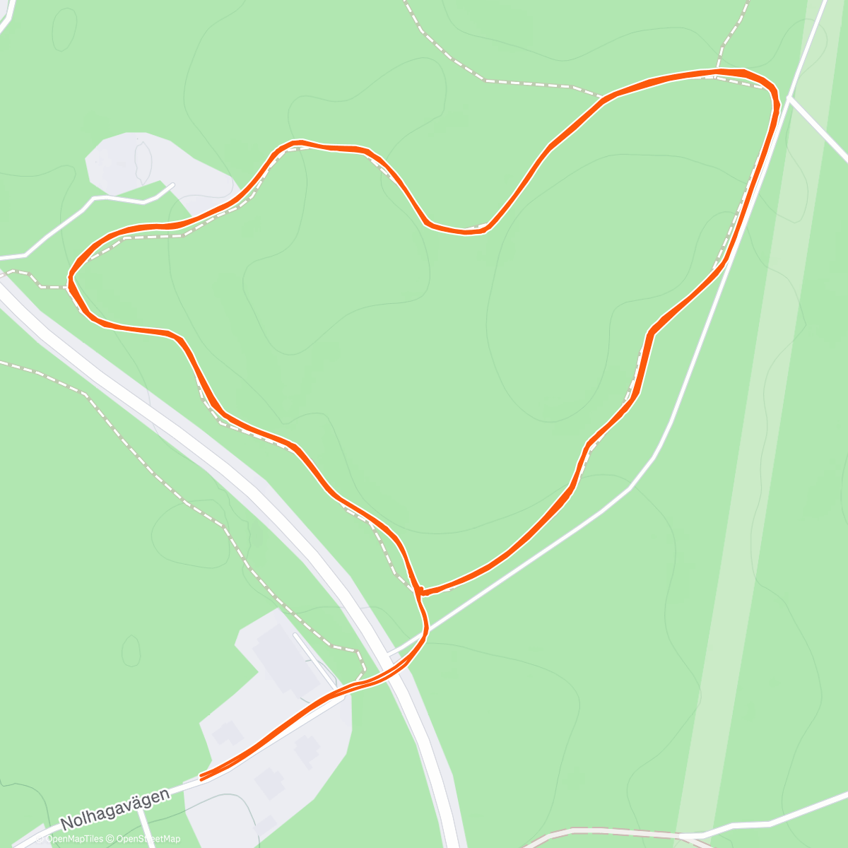 Map of the activity, Marbäck ski arena 🌟