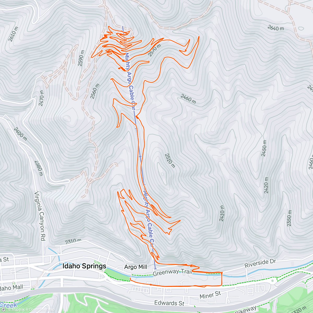 Map of the activity, Okok boulderrrr
