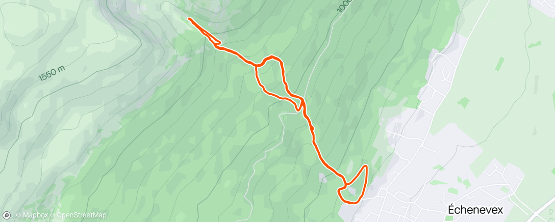 Map of the activity, Morning Trail Run 🌧️🐸
