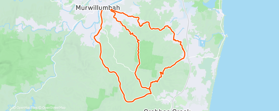 Map of the activity, Moobal NP - Cudgera
