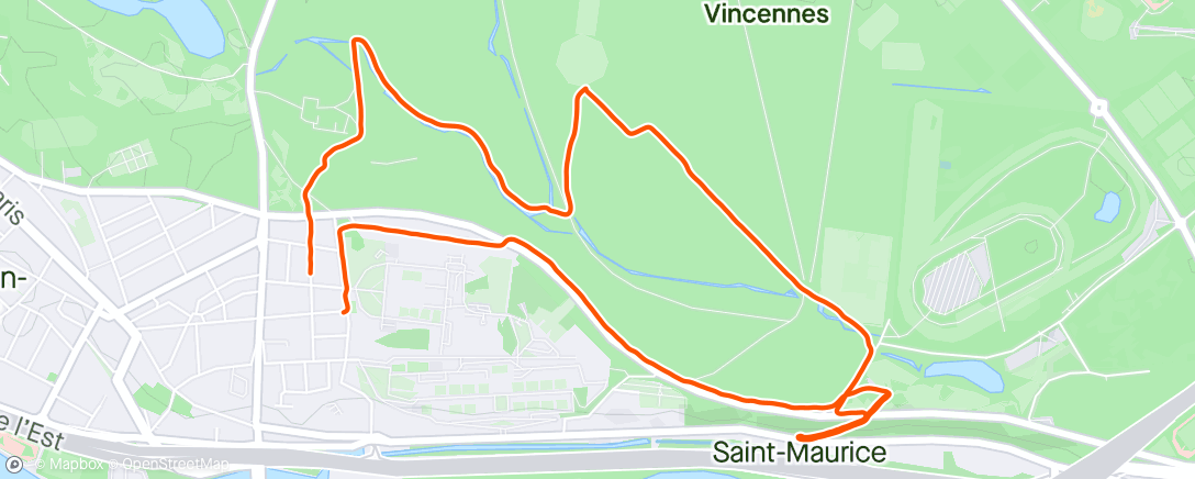 Mappa dell'attività Dans le dur de la côte de gravelle