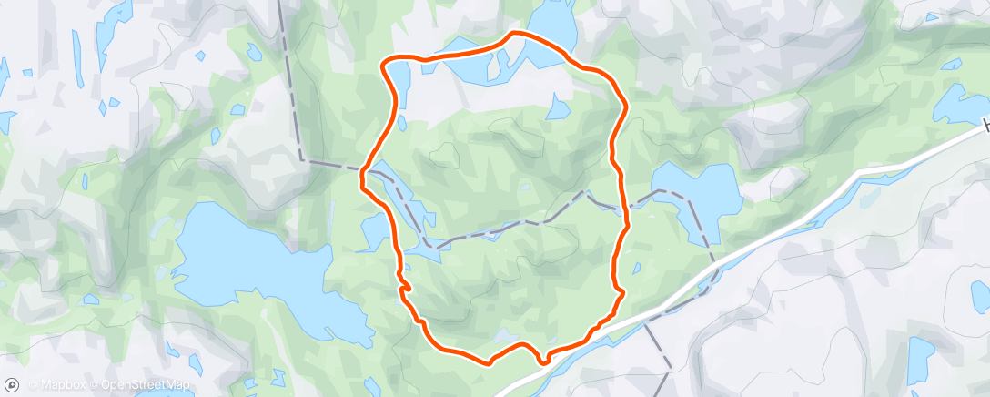 Map of the activity, På tur i Hunnedalen med både Ludvig og Herman i dag🤩🐣👍🏼