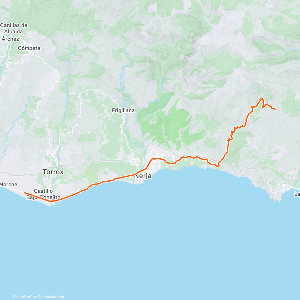Map of the activity, 🇪🇸 Los Castillejos