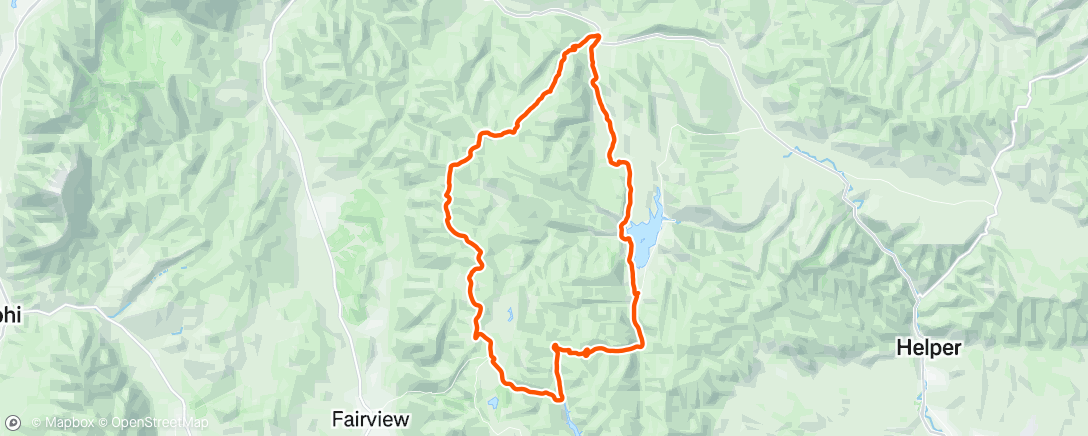 Map of the activity, Jeffe’s first big gravel.