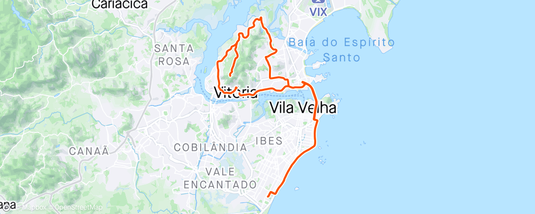 Map of the activity, Volta a Ilha c FG vs Jockey via 3° Ponte