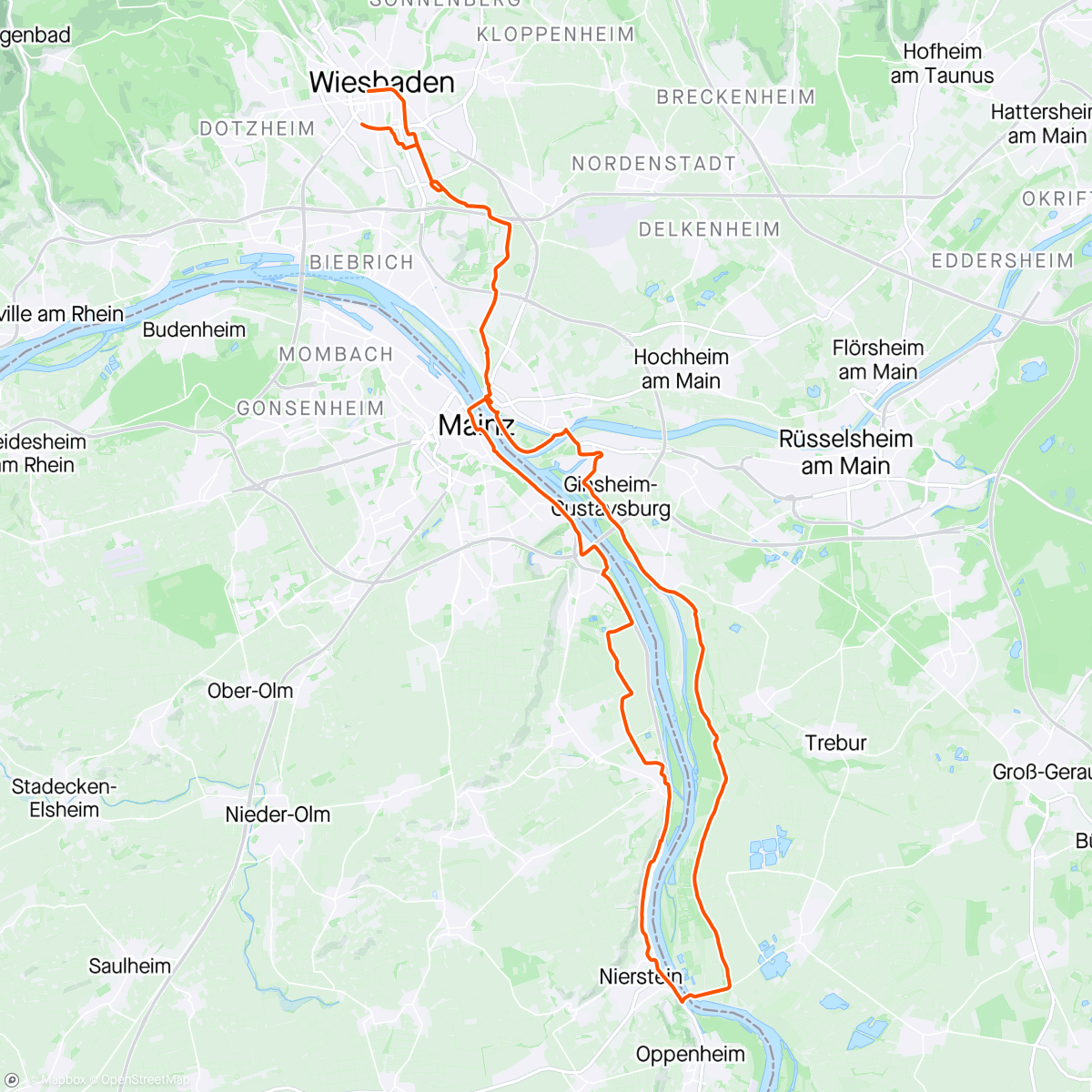 Map of the activity, hexenschuss rausfahren mit alina