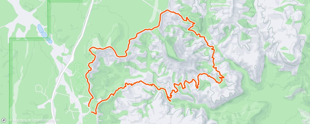 Map of the activity, Wandertag 12