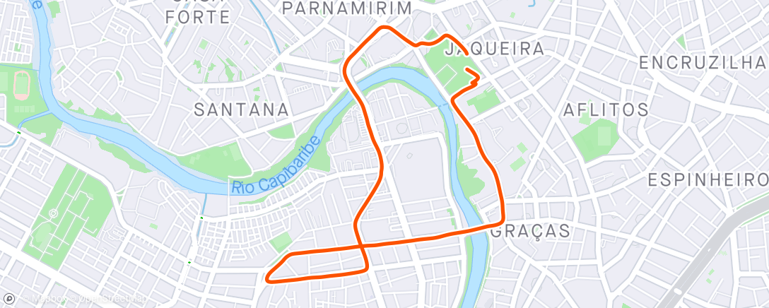 Map of the activity, Treino Tranquilo SQN 🥵🏃👟