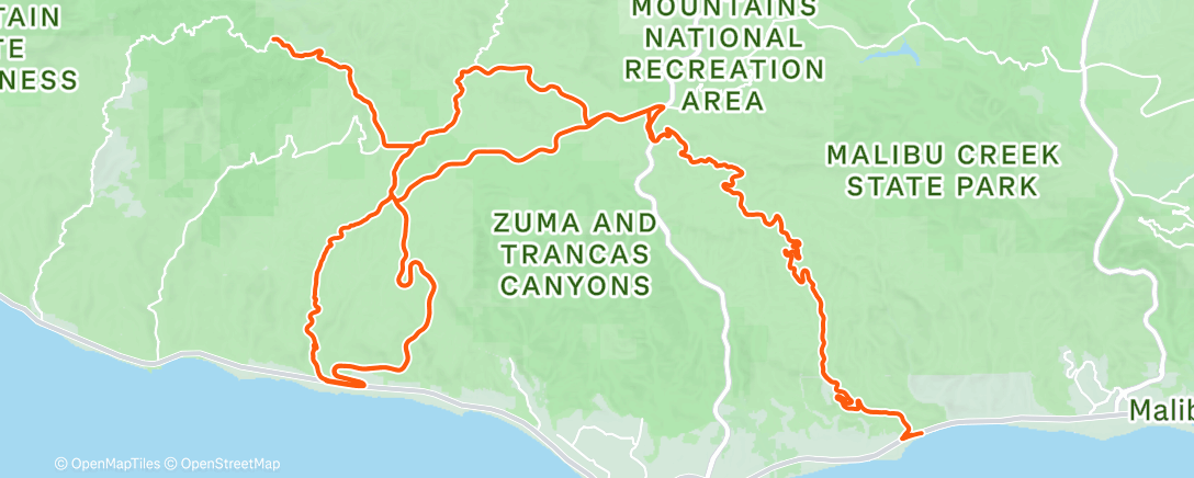 Peta aktivitas, Lunch Ride