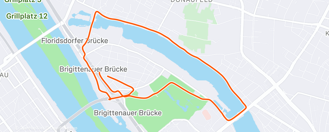 Карта физической активности (Afternoon Run)