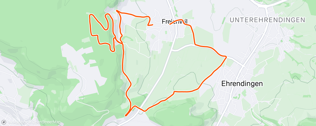 Mapa de la actividad (Mittagslauf)