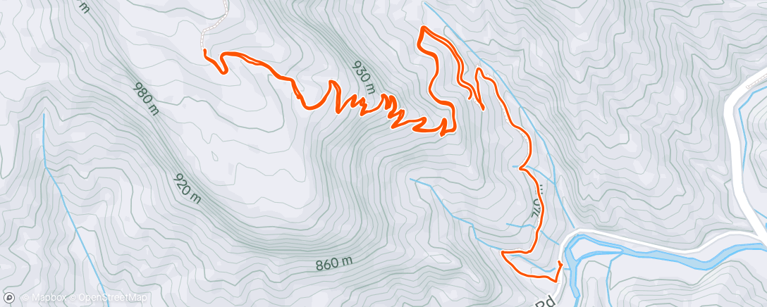 Map of the activity, Most of Looking Glass Rock