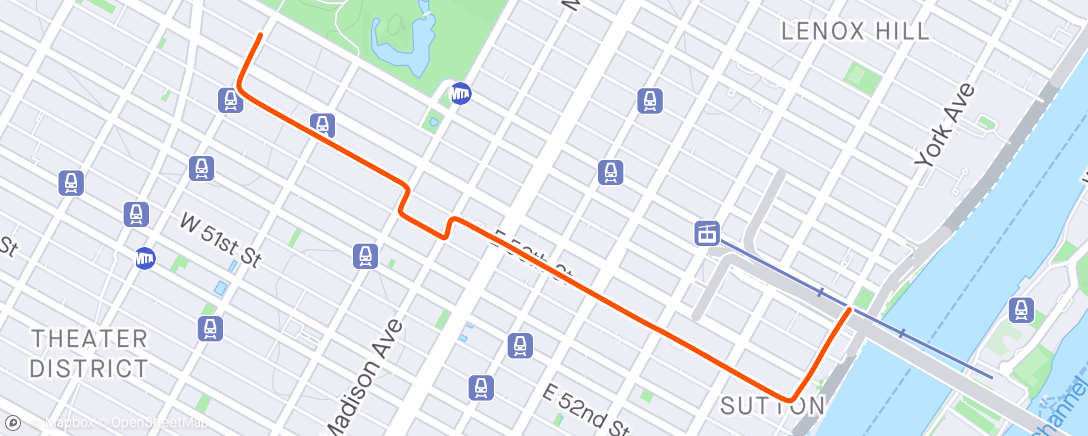 Map of the activity, Ride to Rest