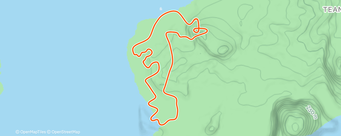 Map of the activity, Time for Christmas in Watopia