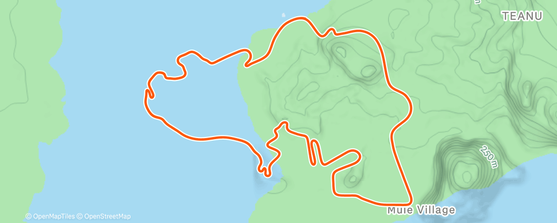 Map of the activity, Zwift - Mend on Beach Island Loop in Watopia