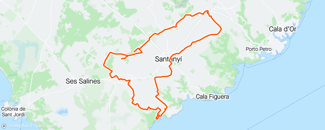 「Bicicleta hibrida」活動的地圖