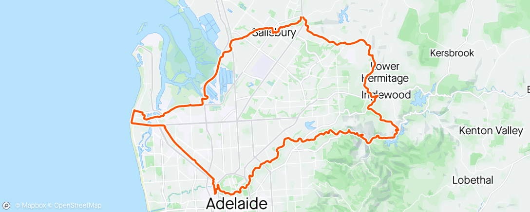 Mapa de la actividad (Went for a Ride, Found a Brewery)