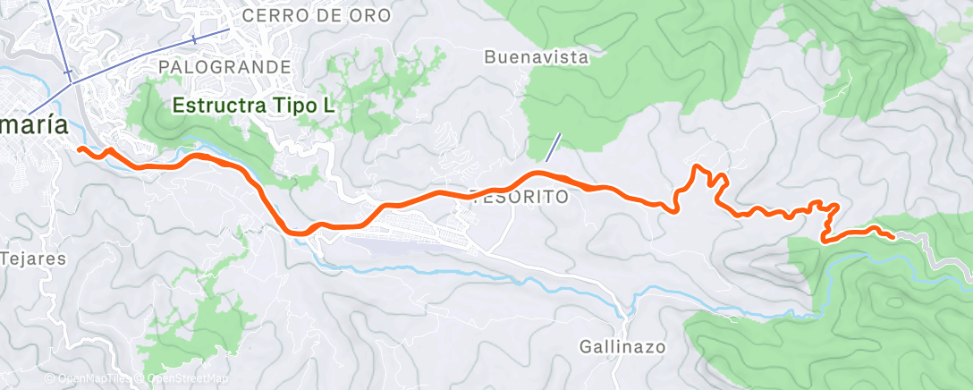 Map of the activity, Manuela