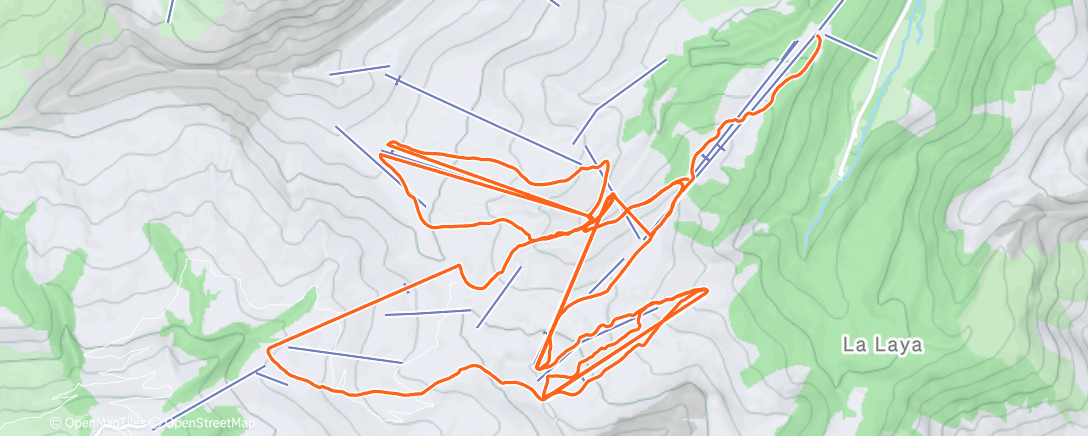 Карта физической активности (Snowboard le midi)