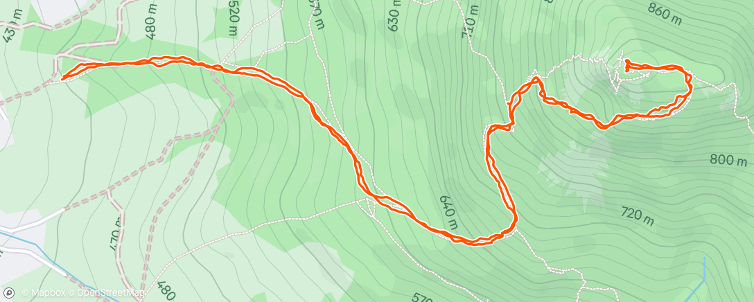 Map of the activity, Vapeč