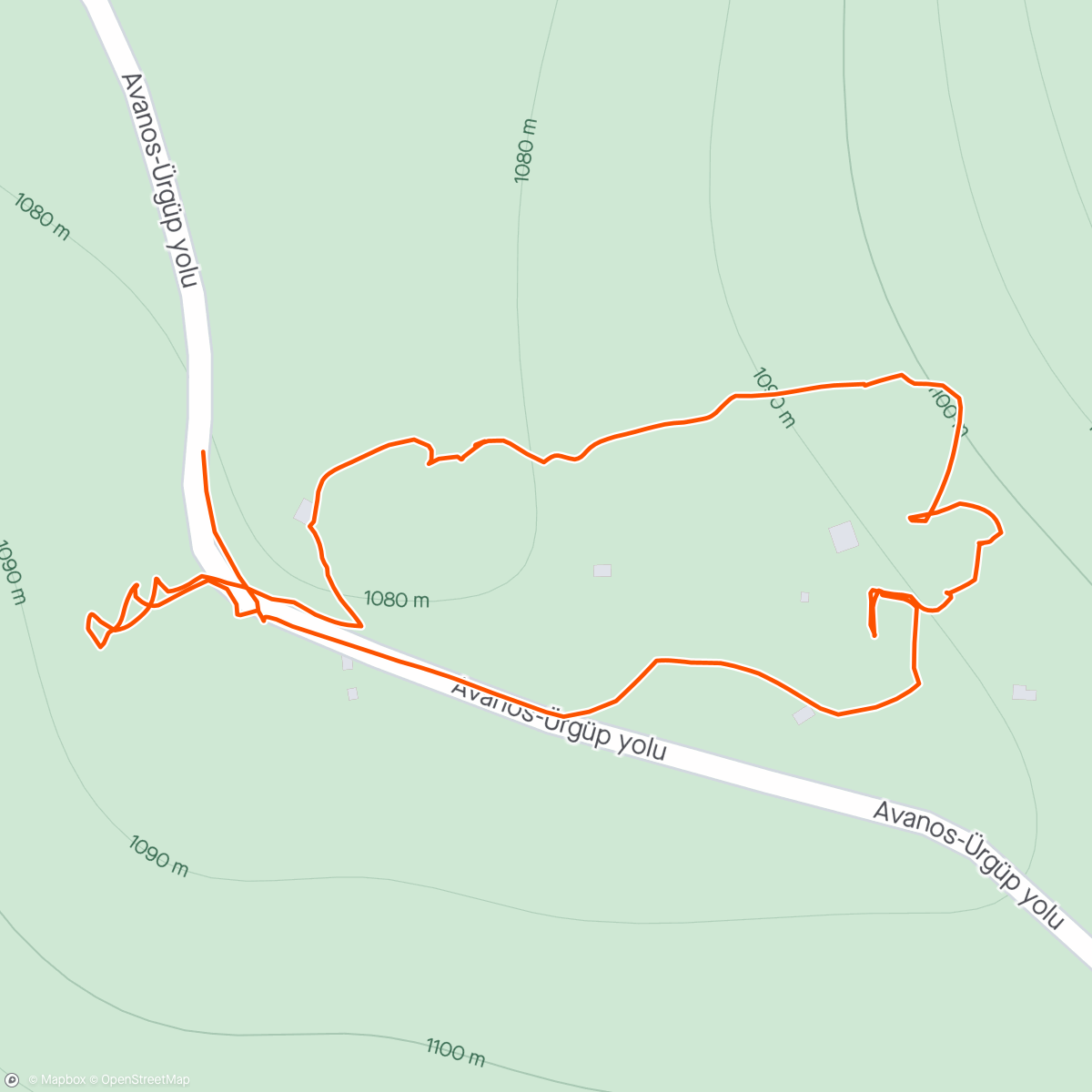 Map of the activity, Devrent Valley