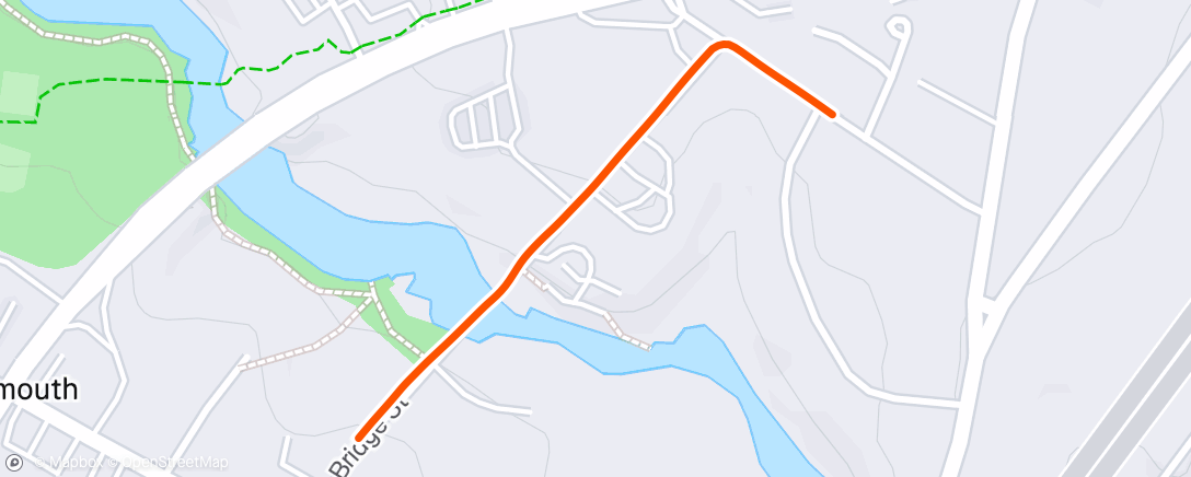 Map of the activity, Morning Walk