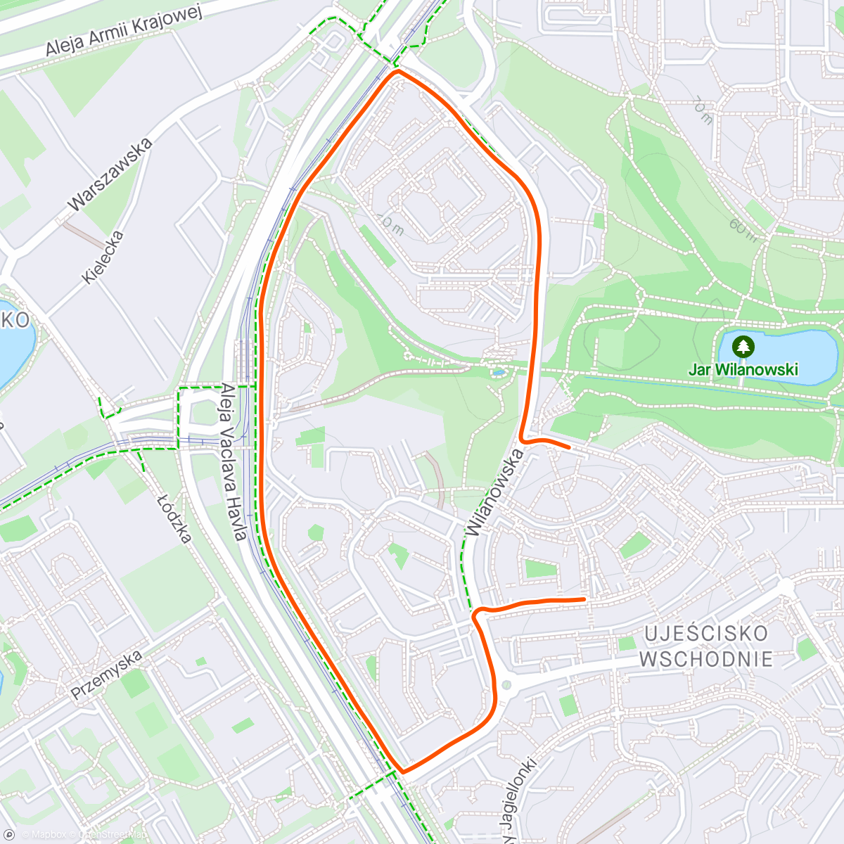 Map of the activity, Pierwsze 2 kilometry od ponad 6 tygodni