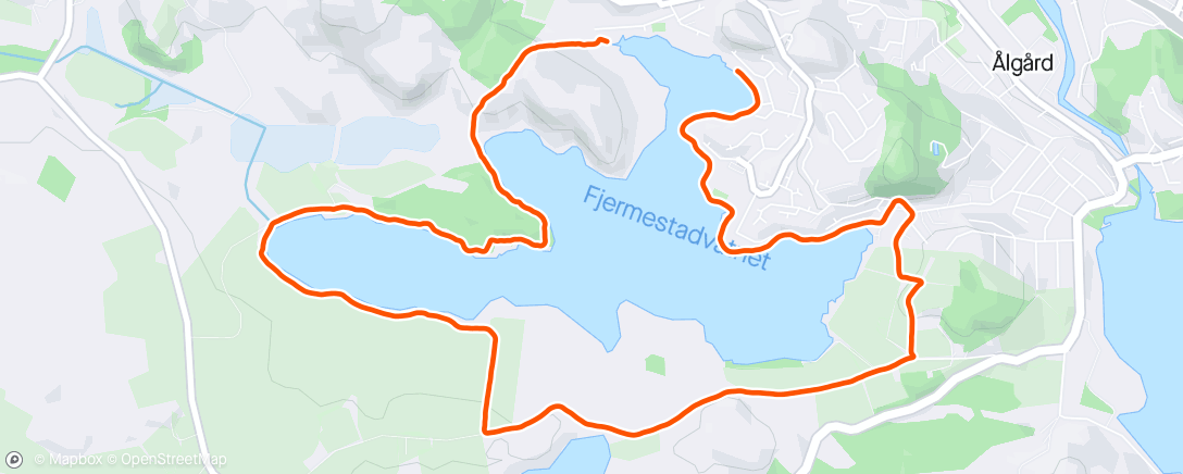 アクティビティ「Gå/ jogg med Vetle og Torunn」の地図