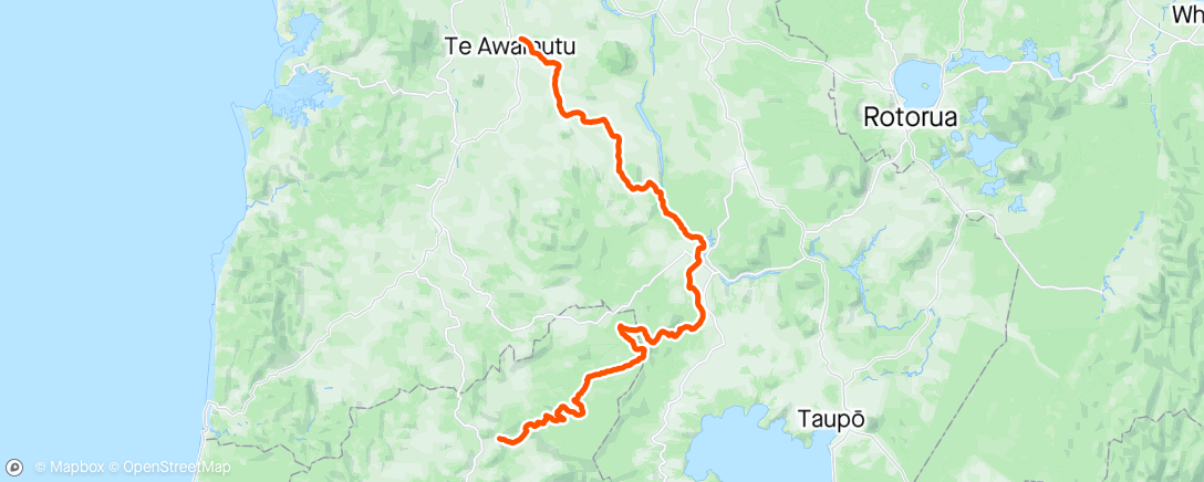 Mapa de la actividad, Home, Waikato river trails, timber trail (day 1)
