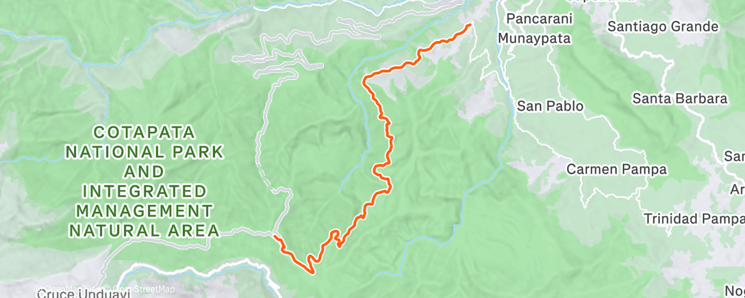 Map of the activity, ROUVY - Death Road | Yungas | Bolivia