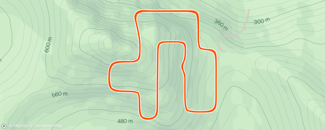 アクティビティ「Zwift - Race: DIRT Racing Series - Mount Washington - Stage 7 (B) on Glasgow Crit Circuit in Scotland」の地図