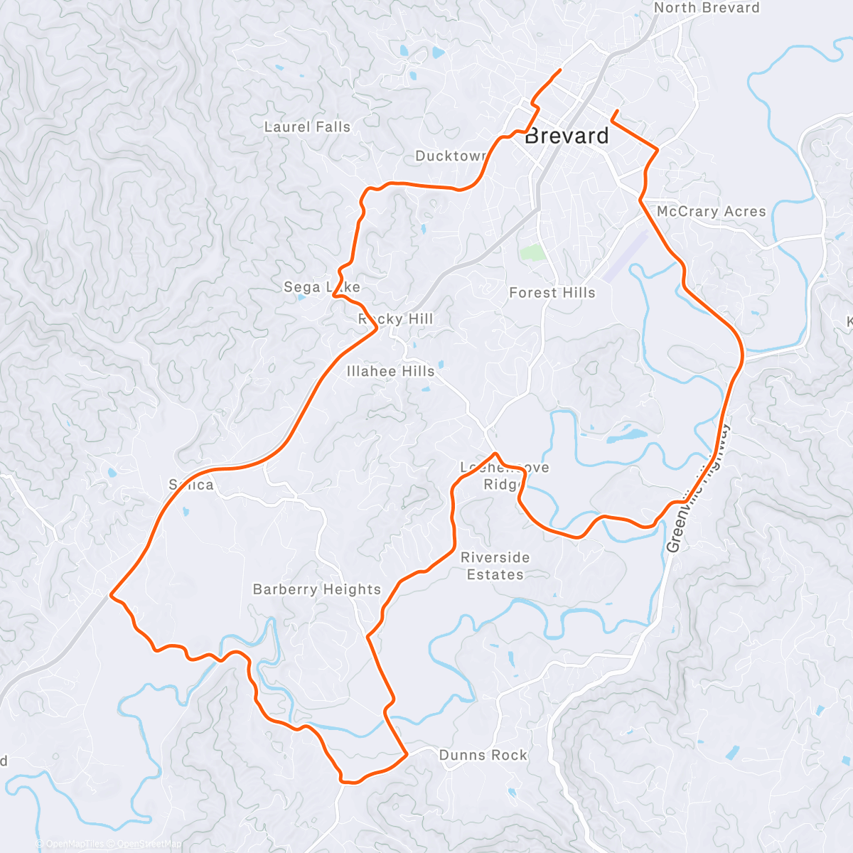 Map of the activity, Recovery week when it gets warm 🤷‍♂️