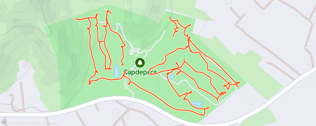 Map of the activity, Capdepera Golf Course