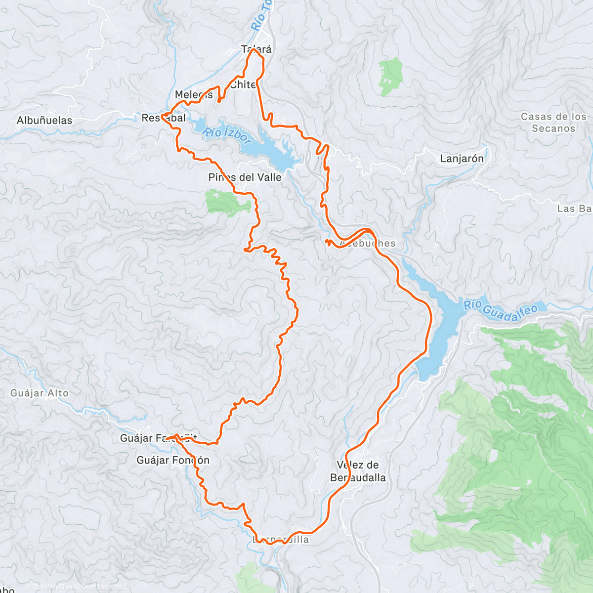 Map of the activity, Mercedes T2 509D 🍺