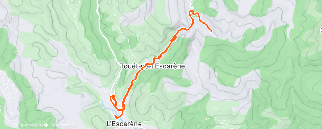 Map of the activity, 2026 commute #7