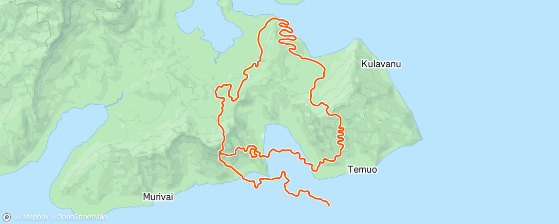 Mapa de la actividad (Zwift - Glyph Heights in Watopia)