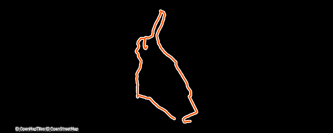 Map of the activity, Social Run Nadalenc