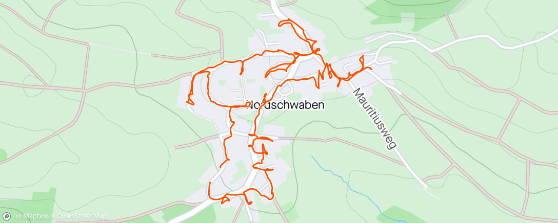 アクティビティ「Wanderung am Nachmittag」の地図
