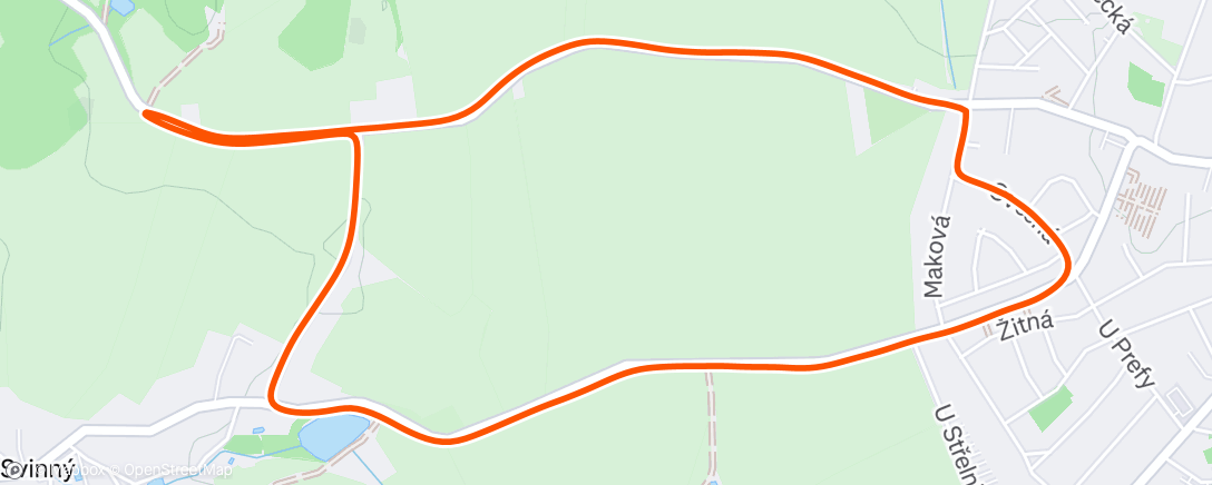 Map of the activity, Sviňák