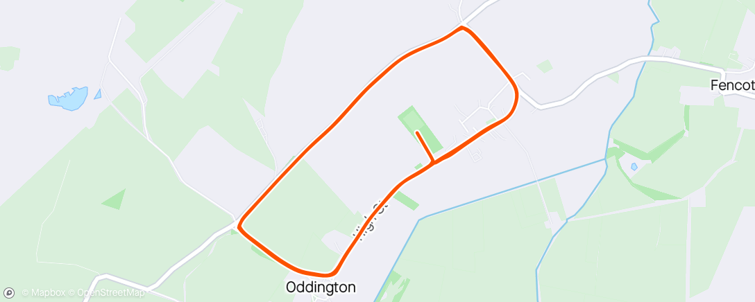Map of the activity, Charlton on Otmoor  Mota-vation 1