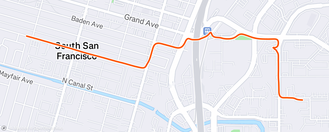 Map of the activity, Morning Ride