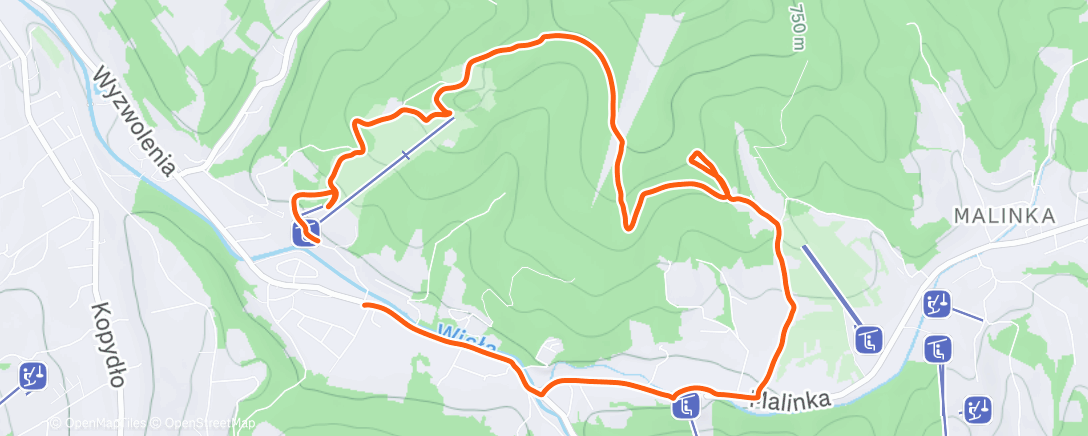 Mapa de la actividad (Morning Walk)