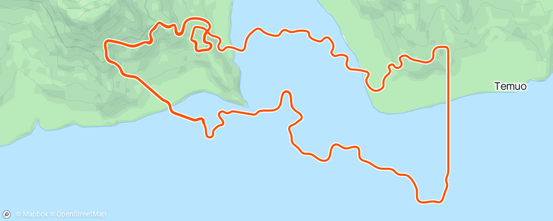 Map of the activity, Zwift - Mark Farmer(CMC)'s Meetup on Coastal Crown Loop