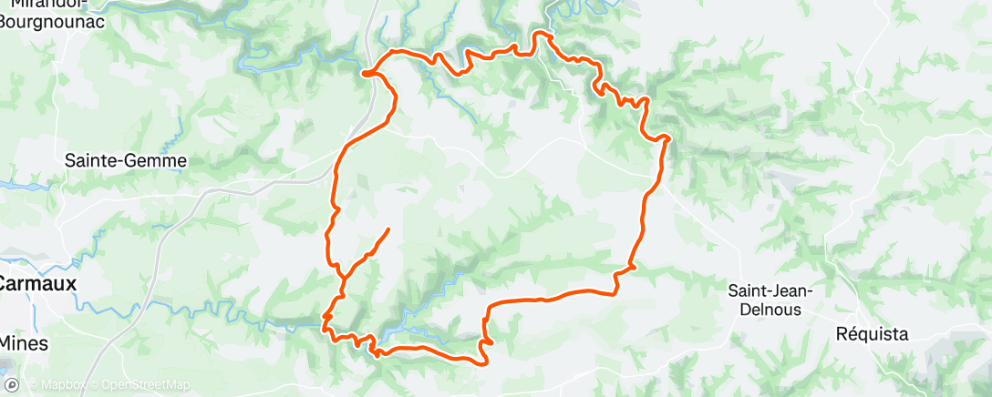 Carte de l'activité