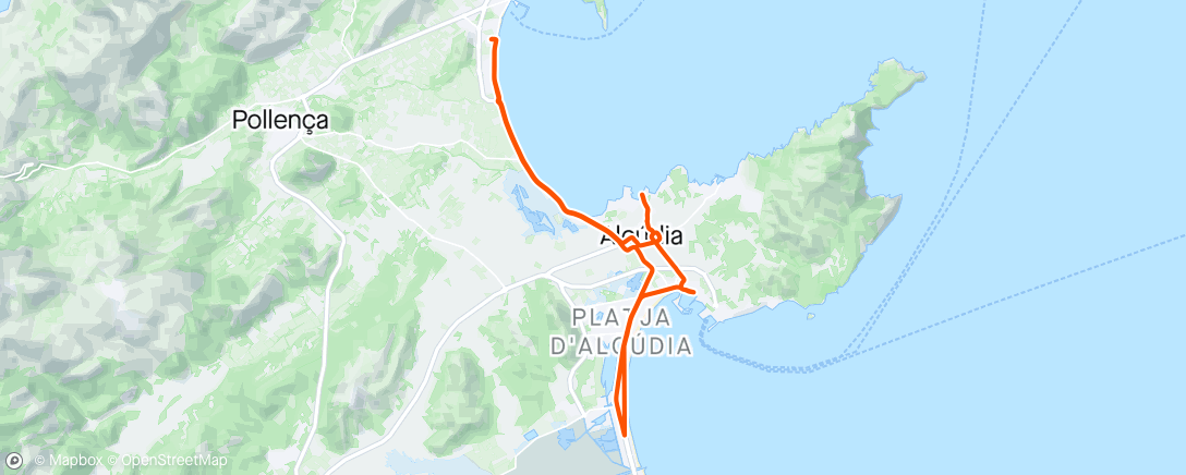 Map of the activity, Easy spin recovery to alcudia 312 expo