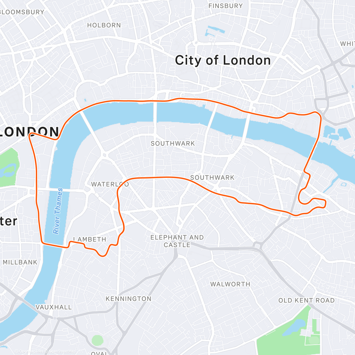 Map of the activity, Zwift - Stride: Recovery Remix - Post-Illness Comeback on London Flat in London