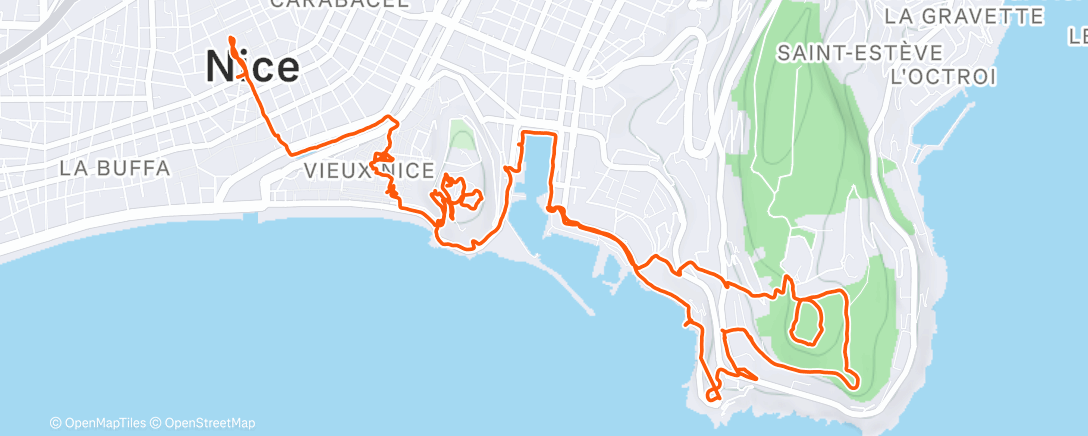 Карта физической активности (Camminata dell'ora di pranzo)