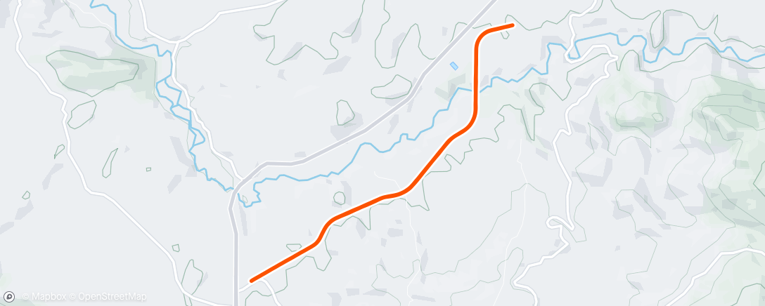 Map of the activity, Carrera de tarde