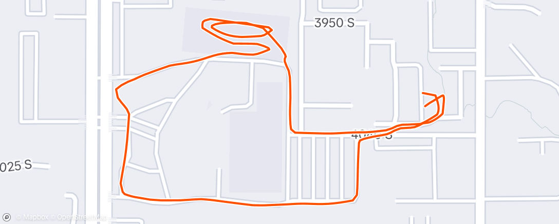 Map of the activity, Evening Walk