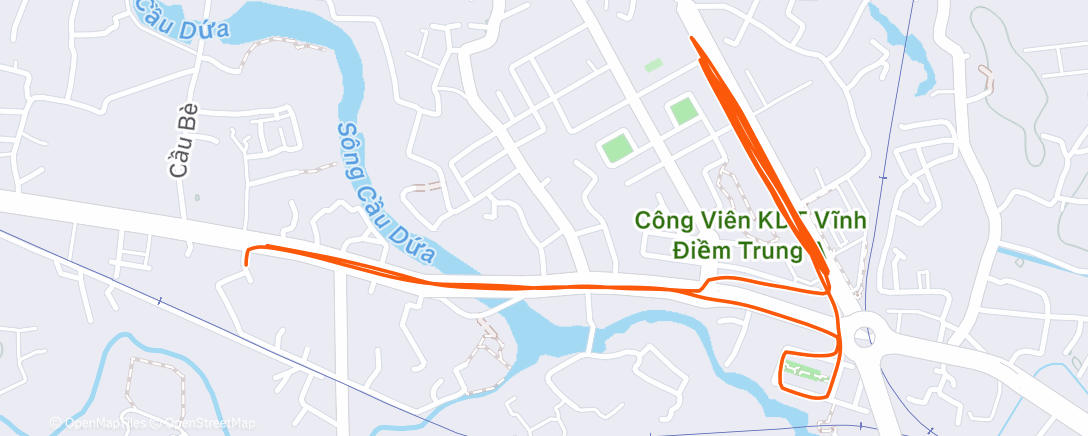 Карта физической активности (Afternoon Run)